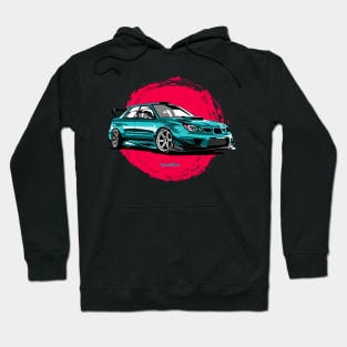 WRX sti illustration vector art Hoodie